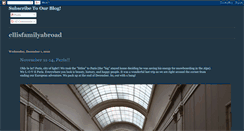 Desktop Screenshot of ellisfamilyabroad.blogspot.com