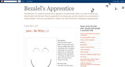 Desktop Screenshot of bezalelsapprentice.blogspot.com