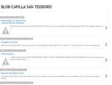 Tablet Screenshot of capillasanteodoro.blogspot.com