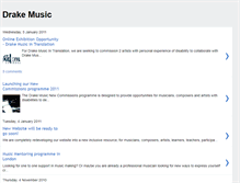Tablet Screenshot of drakemusicblog.blogspot.com