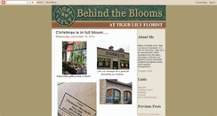 Desktop Screenshot of behindtheblooms.blogspot.com