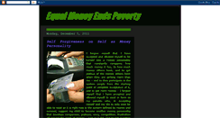 Desktop Screenshot of equalmoneyendspoverty.blogspot.com