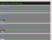 Tablet Screenshot of equalmoneyendspoverty.blogspot.com