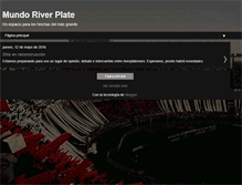 Tablet Screenshot of mundocariverplate.blogspot.com