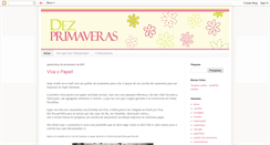 Desktop Screenshot of dezprimaveras.blogspot.com