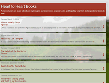 Tablet Screenshot of hearttoheartbooks.blogspot.com