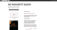 Desktop Screenshot of msminorityradio.blogspot.com