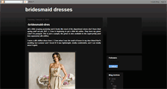 Desktop Screenshot of bridesmaiddresses101.blogspot.com