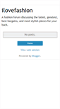 Mobile Screenshot of ilovefashion.blogspot.com
