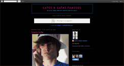 Desktop Screenshot of bloggatosegatasfamosos.blogspot.com