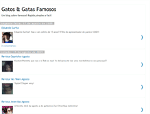 Tablet Screenshot of bloggatosegatasfamosos.blogspot.com