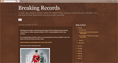 Desktop Screenshot of breakingrecordsmusic.blogspot.com