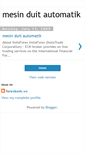 Mobile Screenshot of mesinduitautomatik.blogspot.com