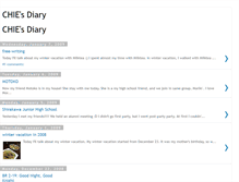 Tablet Screenshot of chiesdiary.blogspot.com
