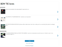 Tablet Screenshot of bowtie-loves.blogspot.com