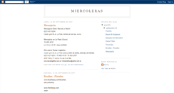 Desktop Screenshot of miercoleras.blogspot.com