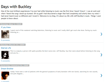 Tablet Screenshot of dayswithbuckley.blogspot.com