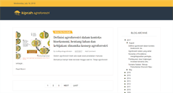 Desktop Screenshot of kiprahagroforestri.blogspot.com