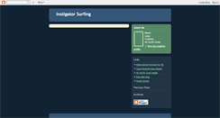 Desktop Screenshot of instigatorsurfing.blogspot.com