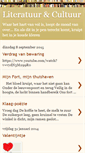 Mobile Screenshot of literatuurcultuur.blogspot.com