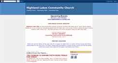 Desktop Screenshot of highlandlakes.blogspot.com