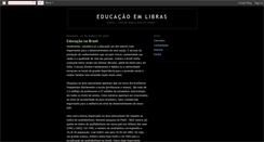 Desktop Screenshot of educalibras.blogspot.com