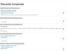 Tablet Screenshot of educacion-comparada-ve.blogspot.com