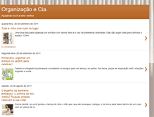 Tablet Screenshot of organizacaoecia.blogspot.com