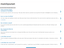 Tablet Screenshot of musicbysunset.blogspot.com