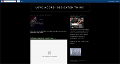 Desktop Screenshot of loveroimoore.blogspot.com