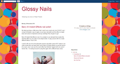 Desktop Screenshot of glossynails.blogspot.com