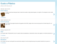 Tablet Screenshot of gustoaplastico.blogspot.com