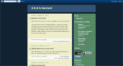 Desktop Screenshot of mmmaryland.blogspot.com