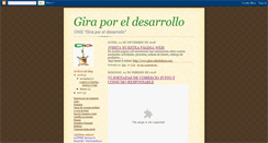 Desktop Screenshot of giraporeldesarrollo.blogspot.com