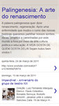 Mobile Screenshot of palingenesiaartedorenascimento.blogspot.com