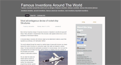 Desktop Screenshot of historyoffamousinventions.blogspot.com