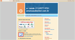 Desktop Screenshot of amaissaude.blogspot.com