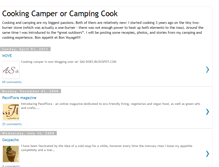 Tablet Screenshot of cookingcamper.blogspot.com