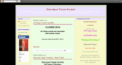 Desktop Screenshot of epicureantangosociety.blogspot.com