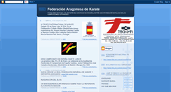 Desktop Screenshot of federacionaragonesadekarate.blogspot.com