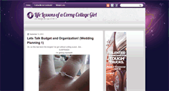 Desktop Screenshot of cornycollegegirl.blogspot.com