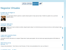Tablet Screenshot of negocios-virtuales.blogspot.com