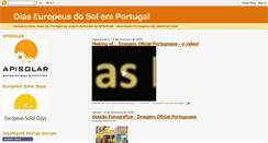 Desktop Screenshot of europeansolardaysportugal.blogspot.com