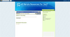 Desktop Screenshot of naruto4u.blogspot.com