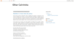 Desktop Screenshot of olharcalvinista.blogspot.com