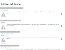 Tablet Screenshot of cosmica13.blogspot.com