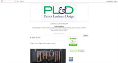Desktop Screenshot of patricksdesignblog.blogspot.com