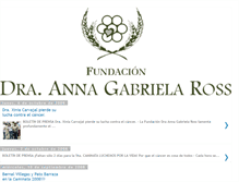 Tablet Screenshot of fundacionross.blogspot.com