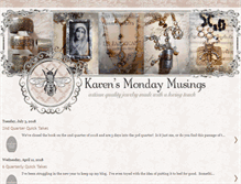 Tablet Screenshot of karensmondaymusings.blogspot.com