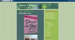 Desktop Screenshot of gimmeapiece.blogspot.com